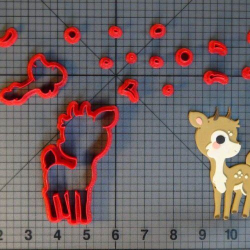 Cute Deer 266-C734 Cookie Cutter Set