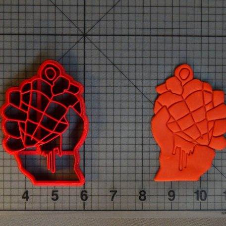 Green Day - Grenade in Hand 266-C609 Cookie Cutter