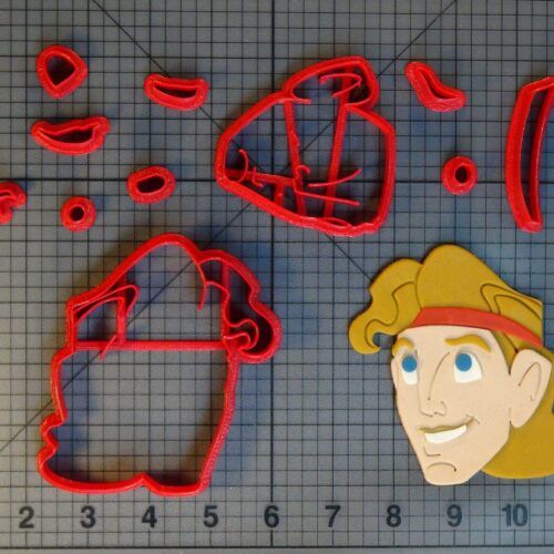 Hercules Head 266-C623 Cookie Cutter Set