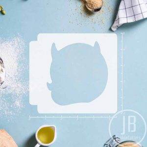 Kewpie - Devil Baby Head 783-B707 Stencil Silhouette