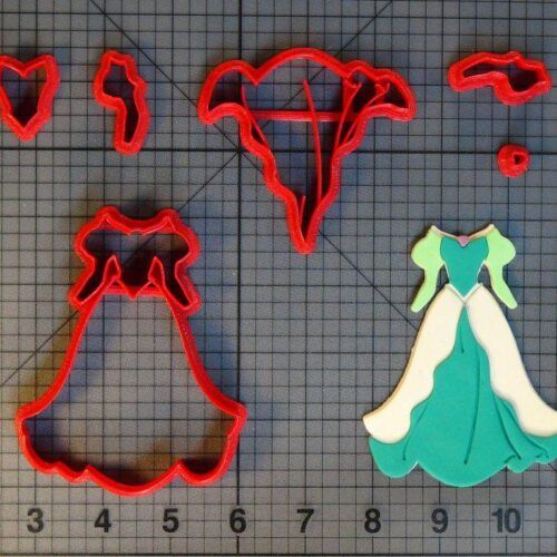 Little Mermaid - Ariel Green Dress 266-C694 Cookie Cutter Set