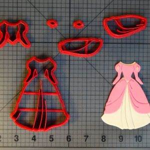 Little Mermaid - Ariel Pink Dress 266-C696 Cookie Cutter Set
