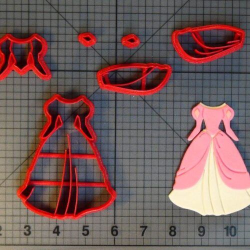 Little Mermaid - Ariel Pink Dress 266-C696 Cookie Cutter Set
