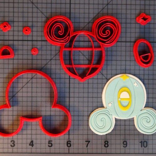 Mickey Cinderella Carriage 266-C670 Cookie Cutter Set