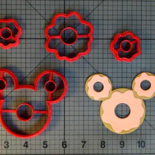Mickey Donut 266-C671 Cookie Cutter Set