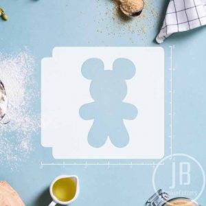Mickey Mouse as Gingerbread 783-B717 Stencil Silhouette