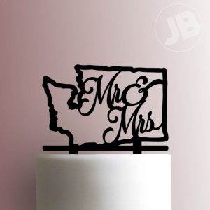 Mr and Mrs Washington 225-829 Cake Topper