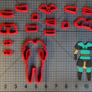 Mulan Soldier Armor 266-C704 Cookie Cutter Set