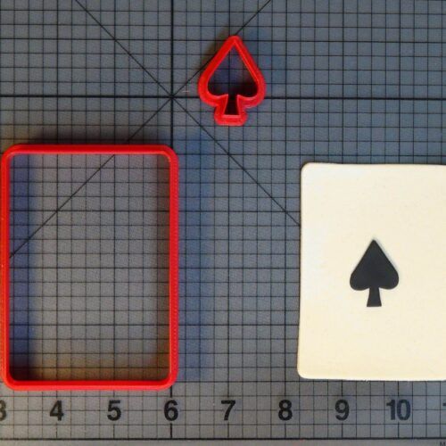 Playing Card Spade 266-C708 Cookie Cutter Set