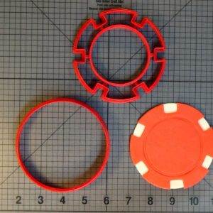 Poker Chip 266-C710 Cookie Cutter Set