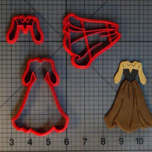 Sleeping Beauty - Briar Rose Dress 266-C712 Cookie Cutter Set