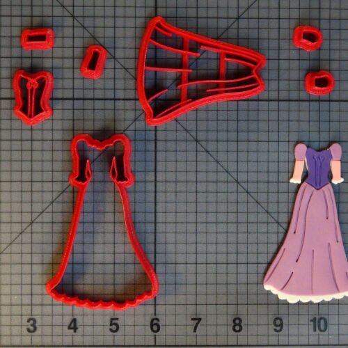 Tangled Rapunzel - Dress 266-C676 Cookie Cutter Set
