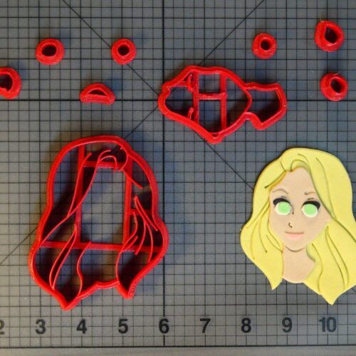 Tangled - Rapunzel Head 266-C679 Cookie Cutter Set