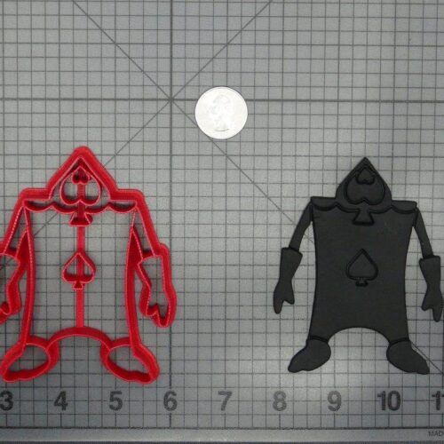 Alice in Wonderland - Playing Card Spade Body 266-C755 Cookie Cutter
