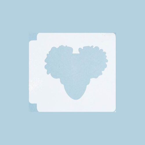 Afro Girl 783-B891 Stencil Silhouette
