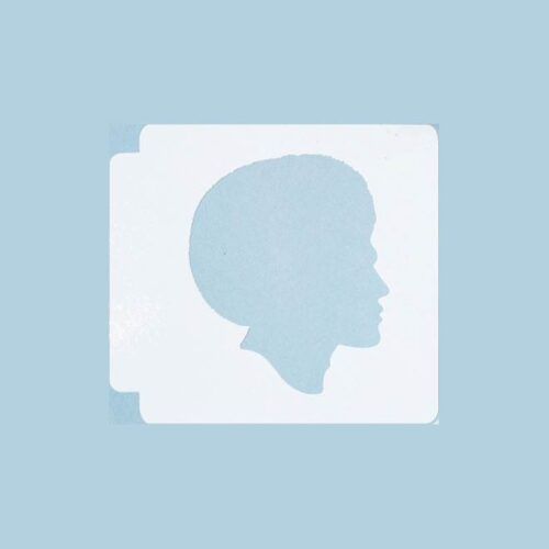 Afro Man Head 783-B889 Stencil Silhouette