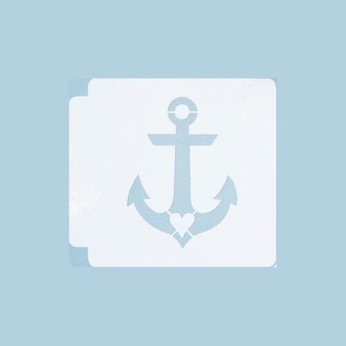 Anchor Heart 783-B447 Stencil