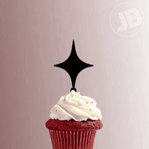 Atomic Star 228-238 Cupcake Topper