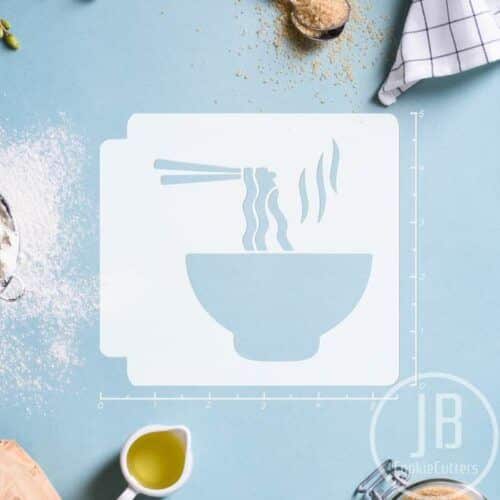 Bowl of Noodles 783-B887 Stencil