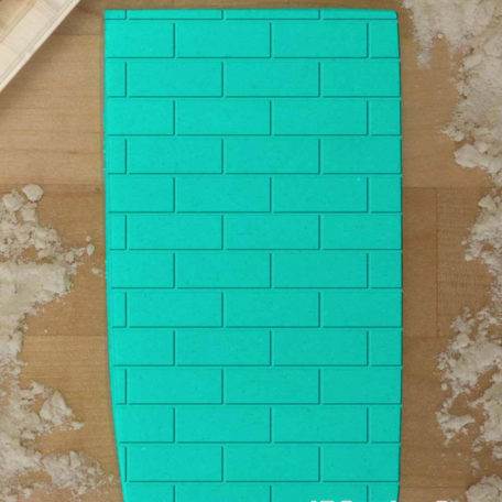Brick Pattern Embossed 765-498 Rolling Pin