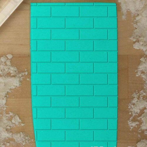 Brick Pattern Embossed 765-498 Rolling Pin