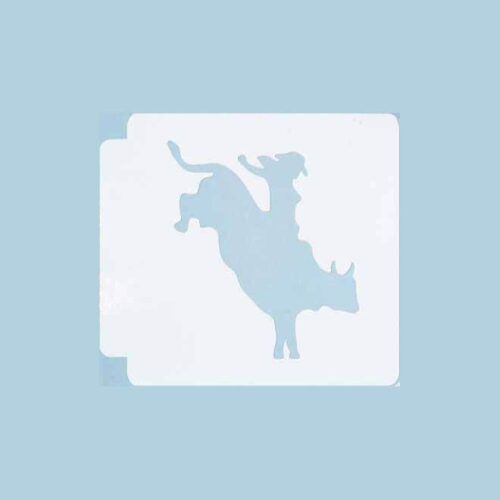 Bull Riding 783-B829 Stencil Silhouette