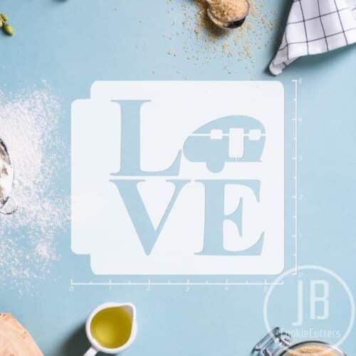 Camping Love 783-B540 Stencil