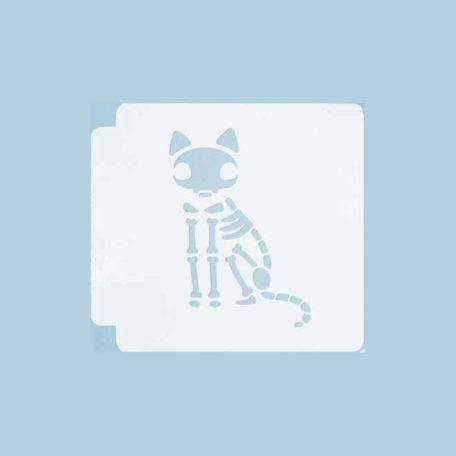 Cat Skeleton Body 783-B757 Stencil