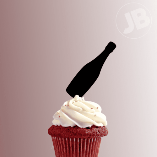 Champagne Bottle 228-243 Cupcake Topper