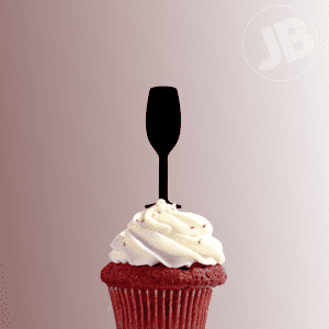 Champagne Glass 228-240 Cupcake Topper