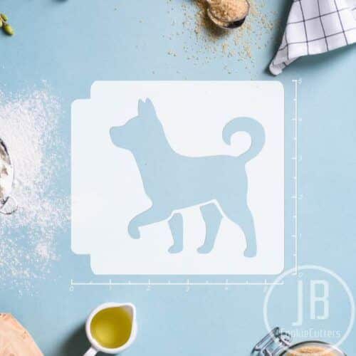 Emoji Dog 783-B686 Stencil