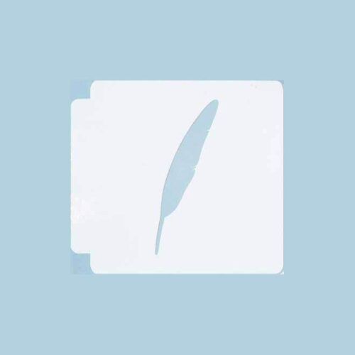 Feather 783-B748 Stencil Silhouette