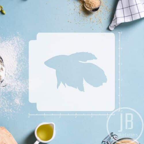 Fish - Beta 783-B899 Stencil Silhouette