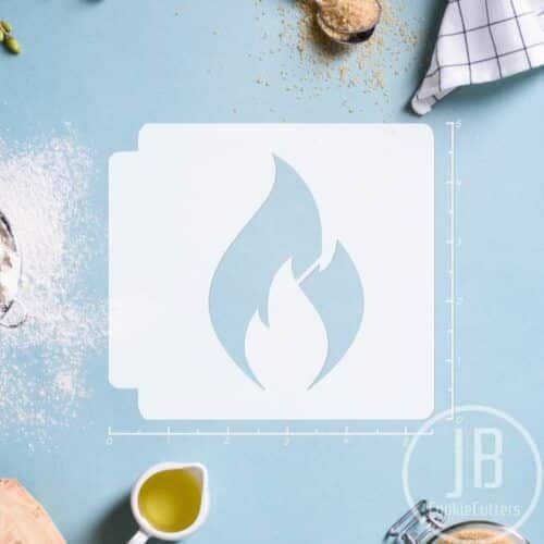 Flame 783-B516 Stencil