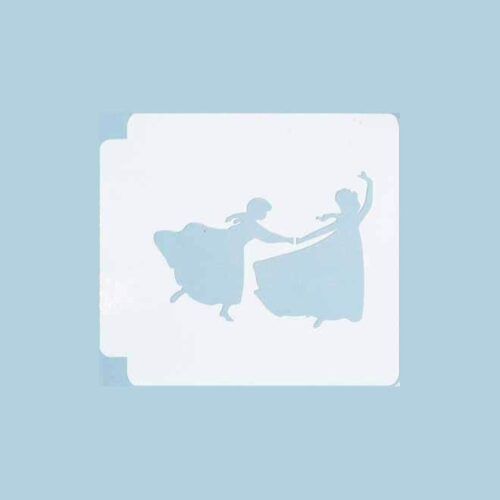 Frozen - Anna and Elsa 783-B847 Stencil Silhouette