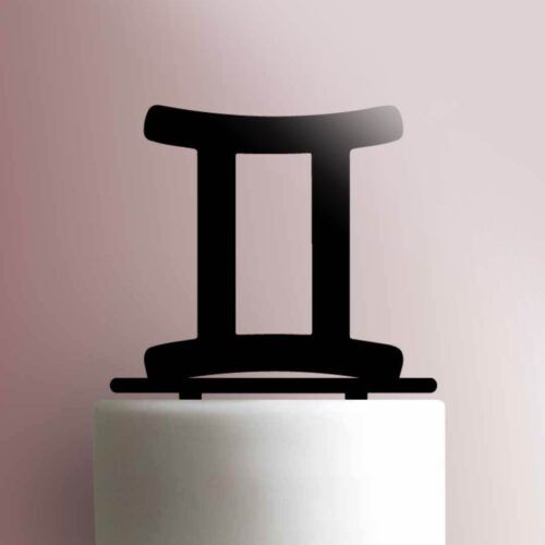 Gemini Zodiac Symbol 225-804 Cake Topper