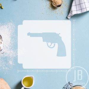 Gun - Revolver 783-B893 Stencil