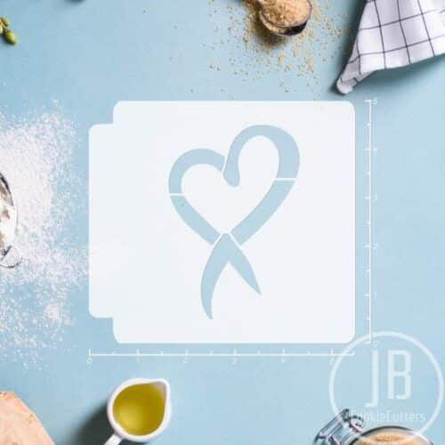 Heart 783-B895 Stencil