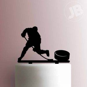 Hockey Player with Puck 225-857 Cake Topper
