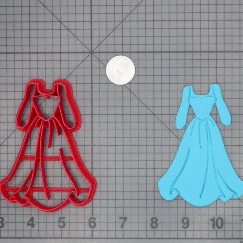 Little Mermaid - Ariel Human Dress 266-C824 Cookie Cutter