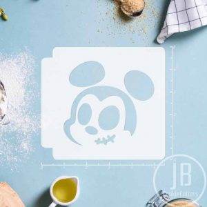 Mickey Mouse Skeleton Head 783-B831 Stencil