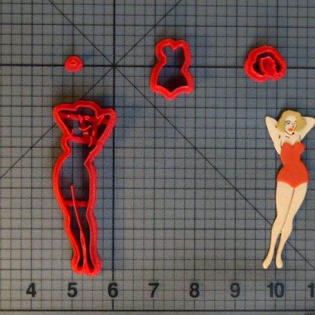 Pin Up Girl 266-C748 Cookie Cutter Set
