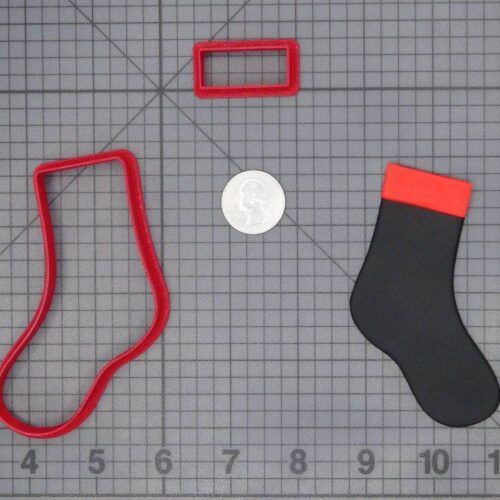 Sock 266-C849 Cookie Cutter Set
