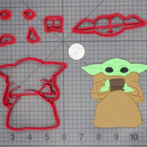 Star Wars The Mandalorian - Baby Yoda Cup Body 266-C851 Cookie Cutter Set
