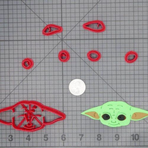Star Wars The Mandalorian - Baby Yoda Head 266-C854 Cookie Cutter Set