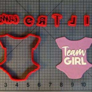 Team Girl Baby Bodysuit 266-C640 Cookie Cutter Set