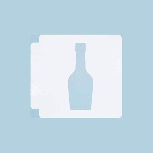 Whiskey Bottle 783-B828 Stencil Silhouette