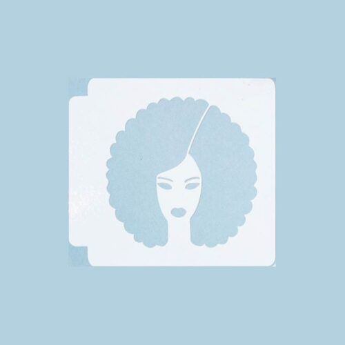 Afro Girl 783-B976 Stencil