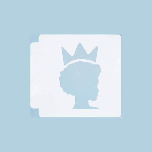 Afro Girl Crown 783-C047 Stencil