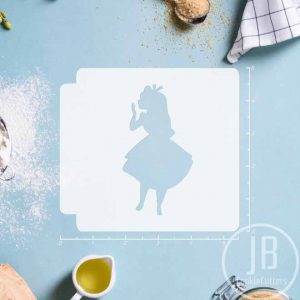 Alice in Wonderland - Alice Body 783-C129 Stencil Silhouette